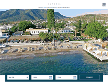 Tablet Screenshot of daphnishotel.com